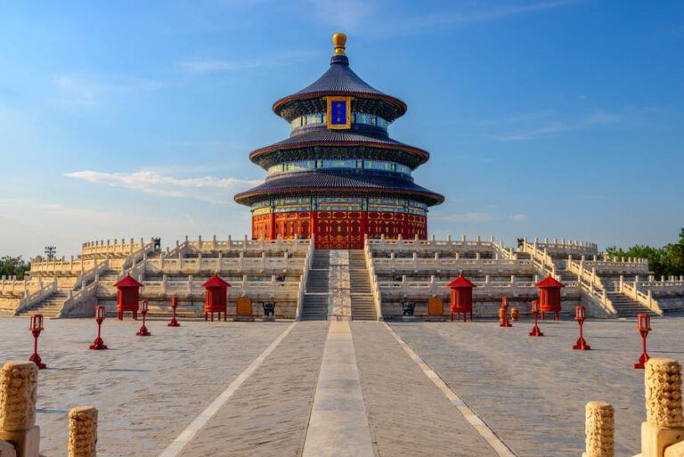edificio tradicional en beijing china