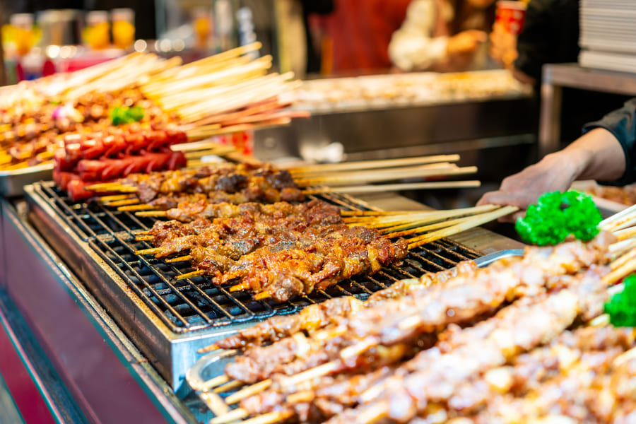 comida tradicional callejera chongquing china